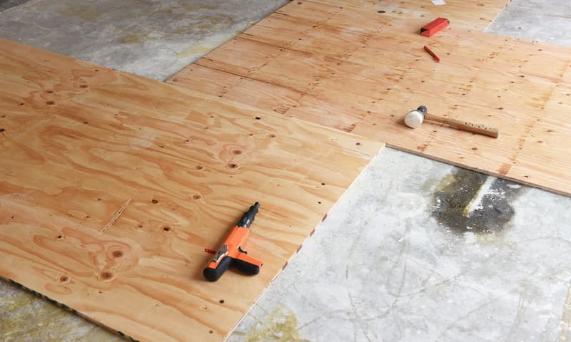 Prepare the Area to Lay Sheet Vinyl Flooring